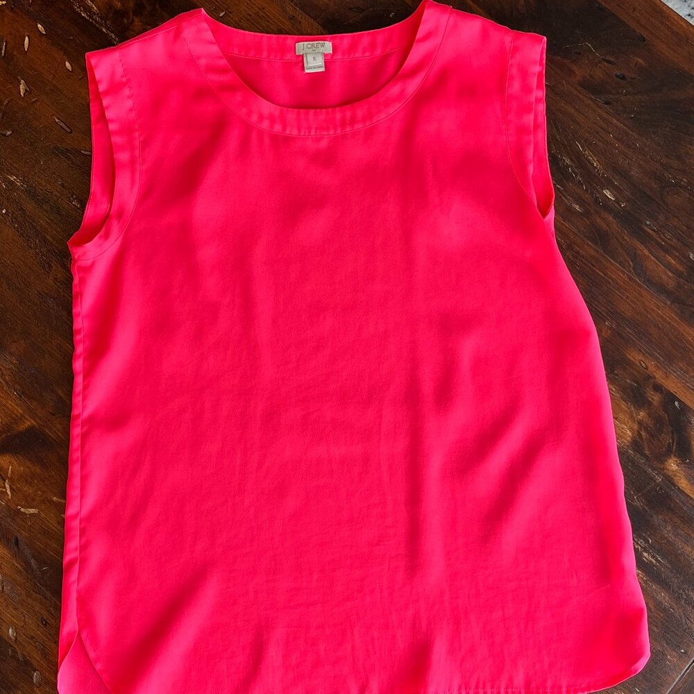 JCREW Pink Sleeveless Top